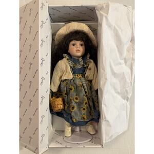 Vintage 18” Porcelain Duck House Heirloom Doll “Monica” 2874/5,000 In Box
